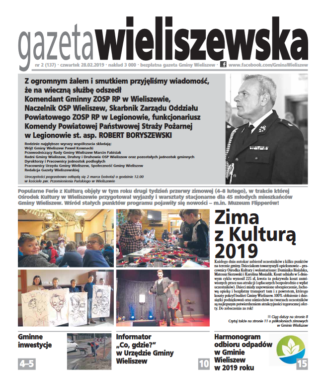 Czwartek 28.02.2019 (numer 137)