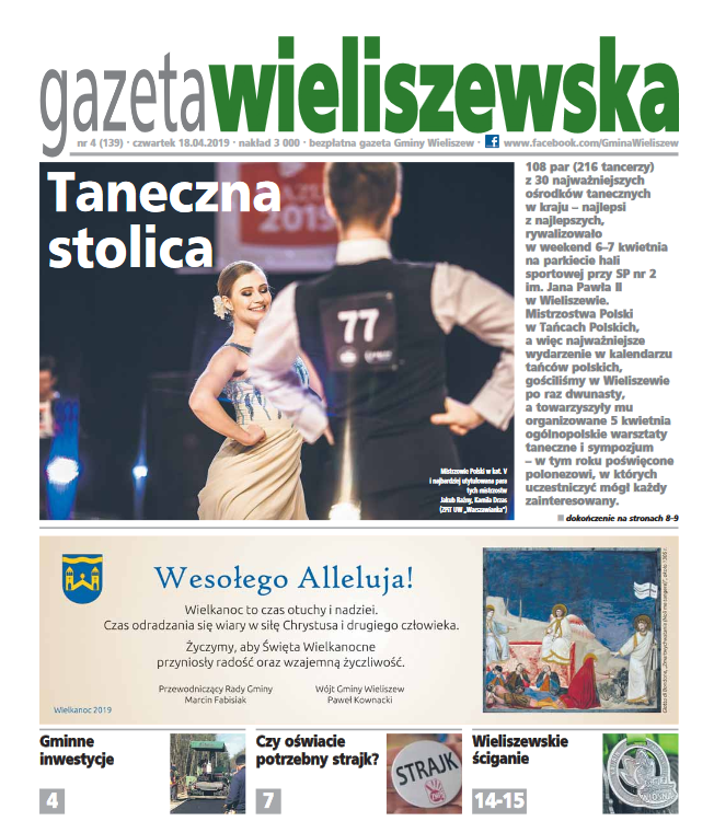 Czwartek 18.04.2019 (numer 139)