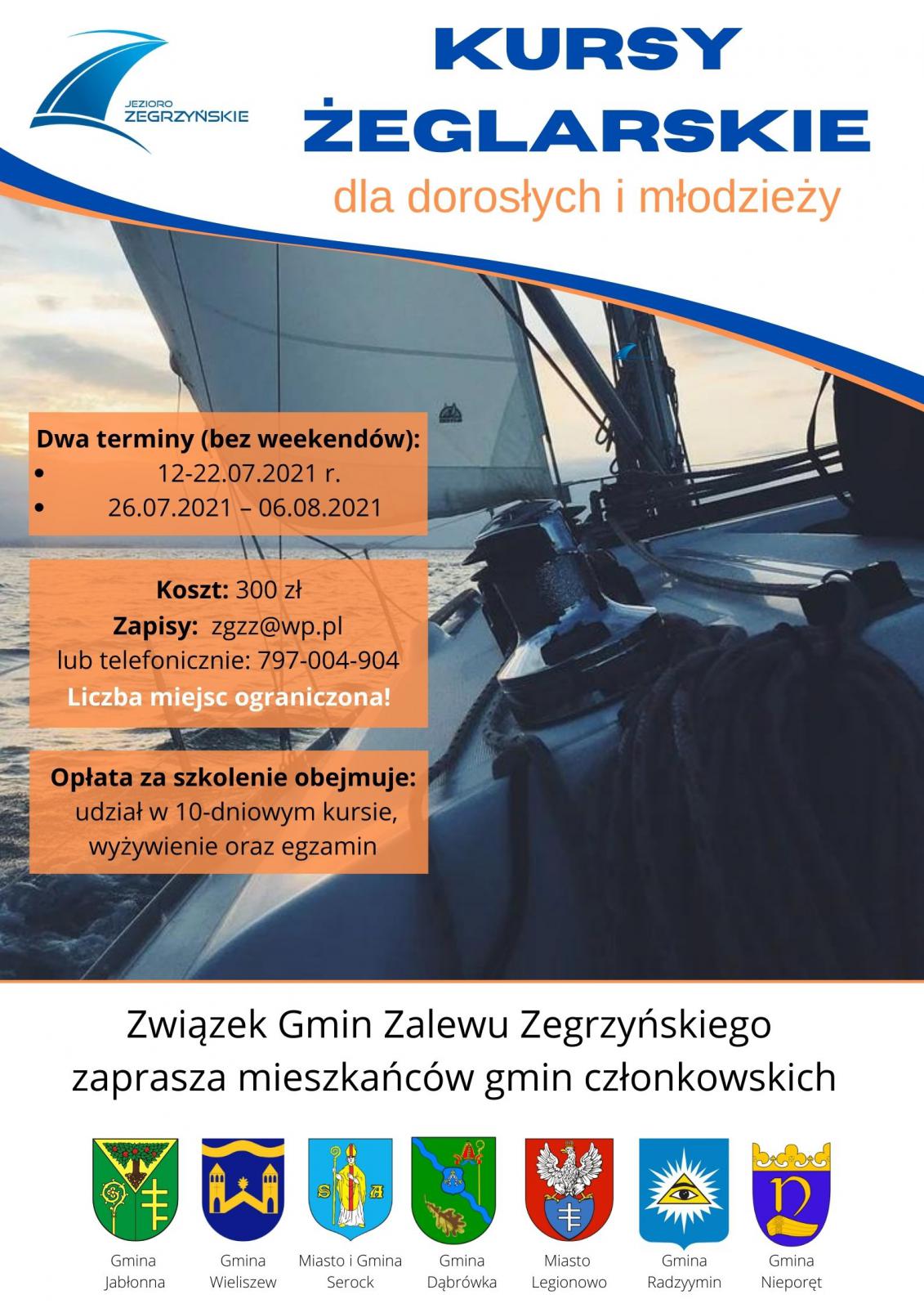Plakat z zaproszeniem na kurs
