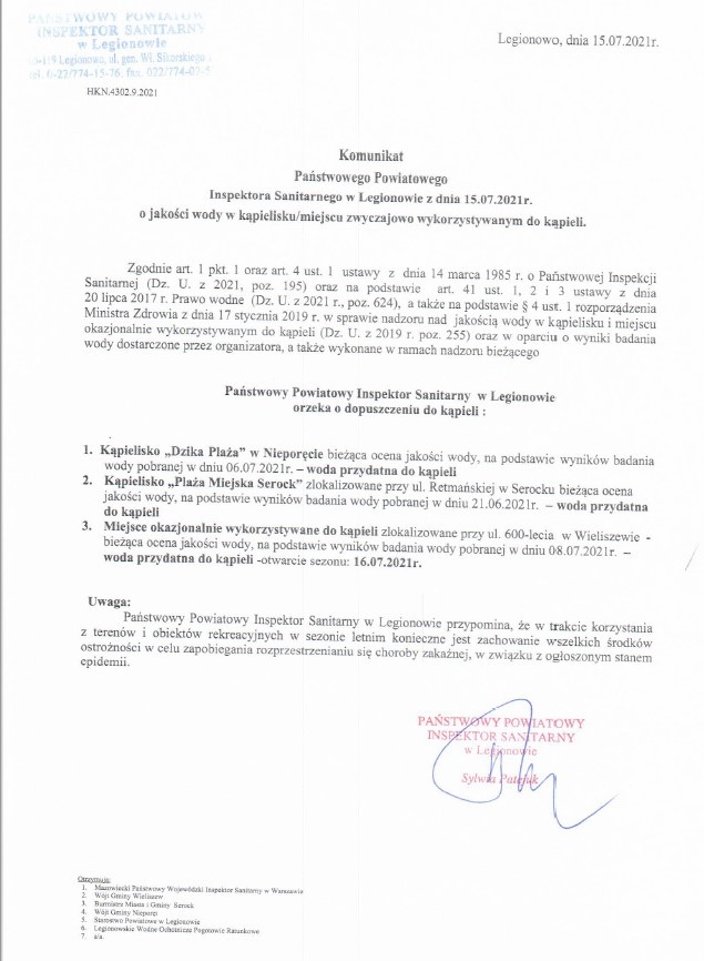 informajca p tsanie kąpielisk