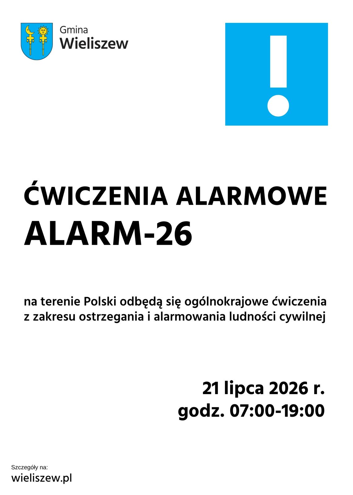 Ćwiczenia Alarmowe ALARM-26