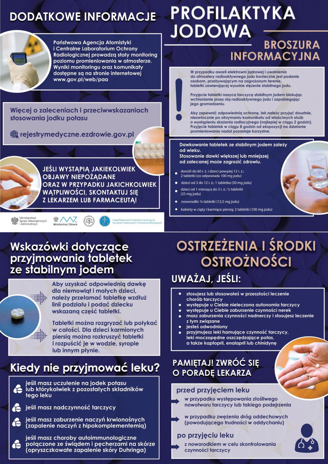 ulotka informacyjna jodek potasu