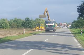 Budowa oświetlonej ścieżki rowerowej w Janówku Pierwszym 1