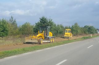 Budowa oświetlonej ścieżki rowerowej w Janówku Pierwszym 2