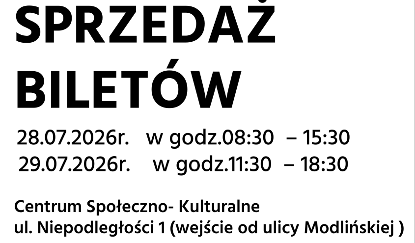 Sprzedaż Biletów