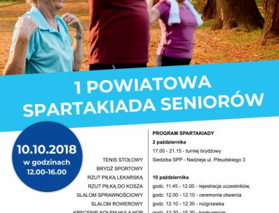 Zaproszenie na Powiatową Spartakiadę Seniorów