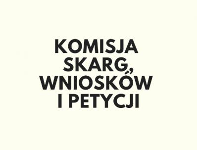 Komisja skarg, wniosków i petycji