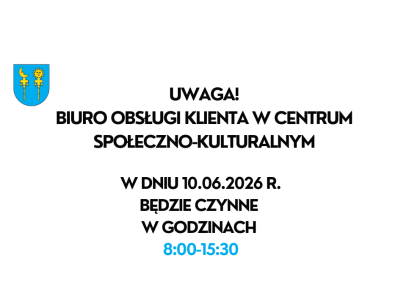 Zmiana godzin BOK