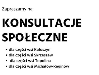 Konsultacje społeczne
