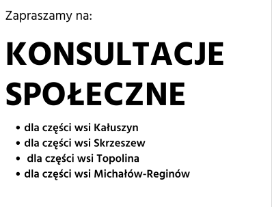 Konsultacje społeczne
