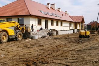 Budowa budynku zaplecza sportowego ze świetlicą środowiskową w miejscowości Krubin