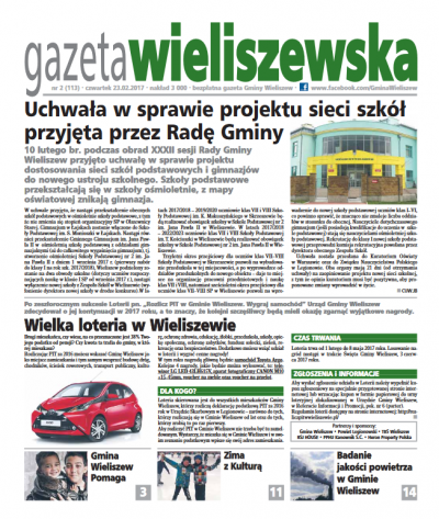 Czwartek 23.02.2017r. (numer 113)
