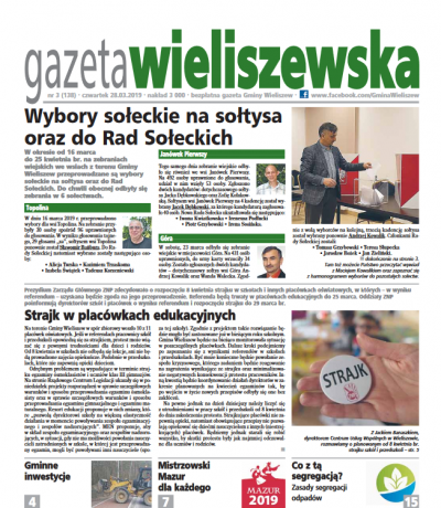 Czwartek 28.03.2019 (numer 138)