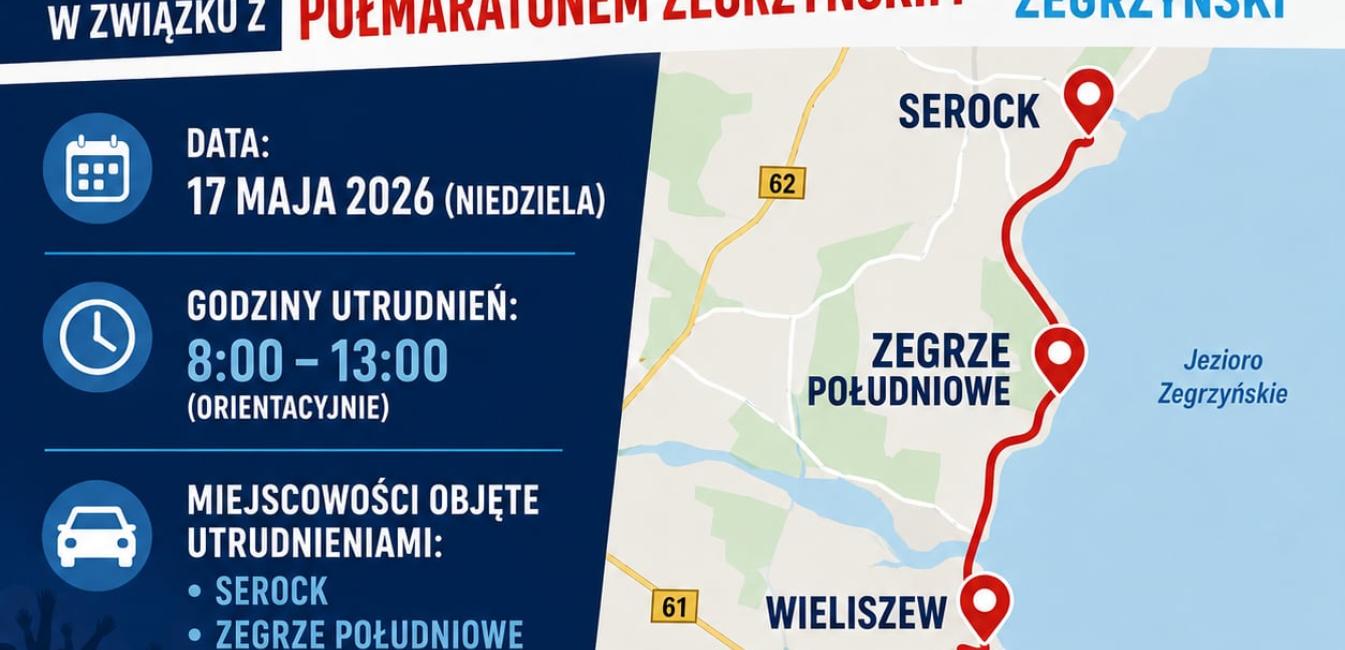 Utrudnienia półmaraton