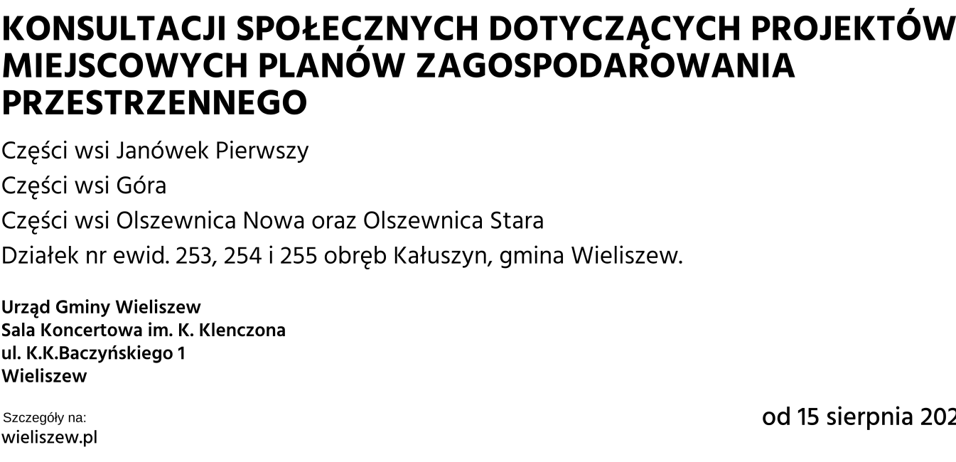 Konsultacje społeczne