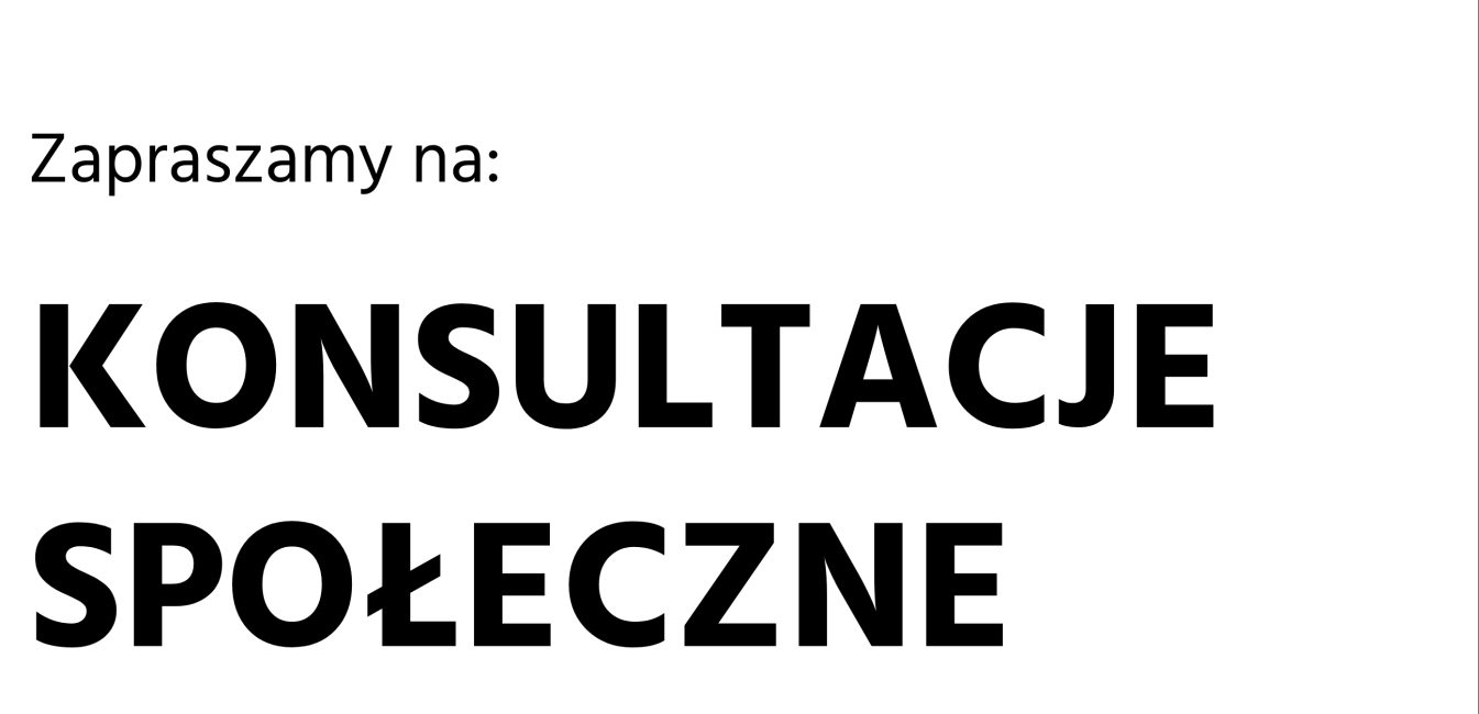 Konsultacje społeczne